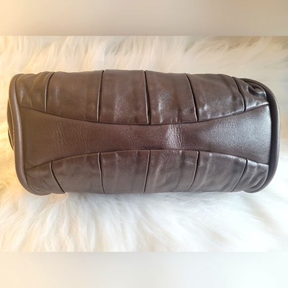 BALLY vintage leather boston bag - Picture 2 of 9